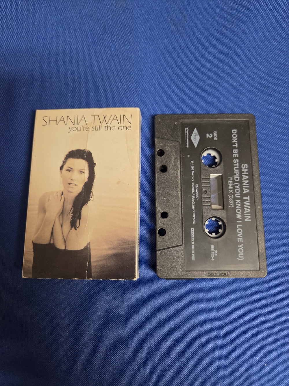 Shania Twain Cassette Single - Black